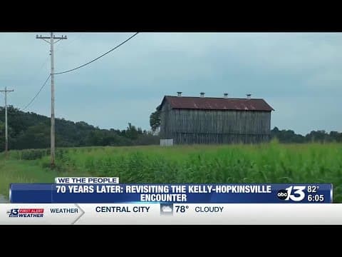Kelly-Hopkinsville encounter localized visual context from YouTube / WBKO