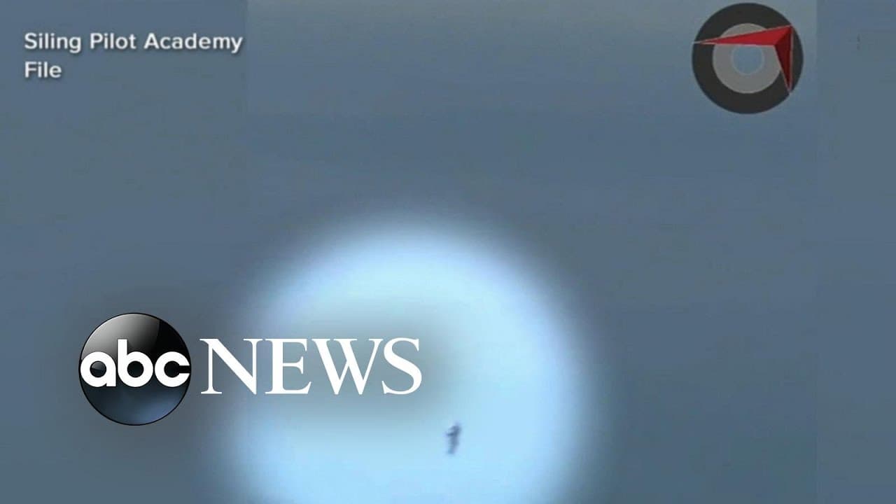 Los Angeles jetpack man report news video frame