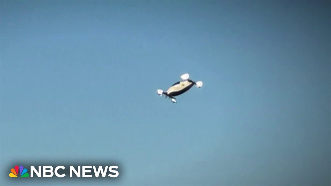 Fotograma de vídeo de avistamientos de drones en Nueva Jersey de 2024