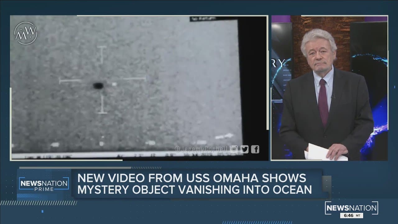 Fotograma de noticias en vídeo de la esfera USS Omaha