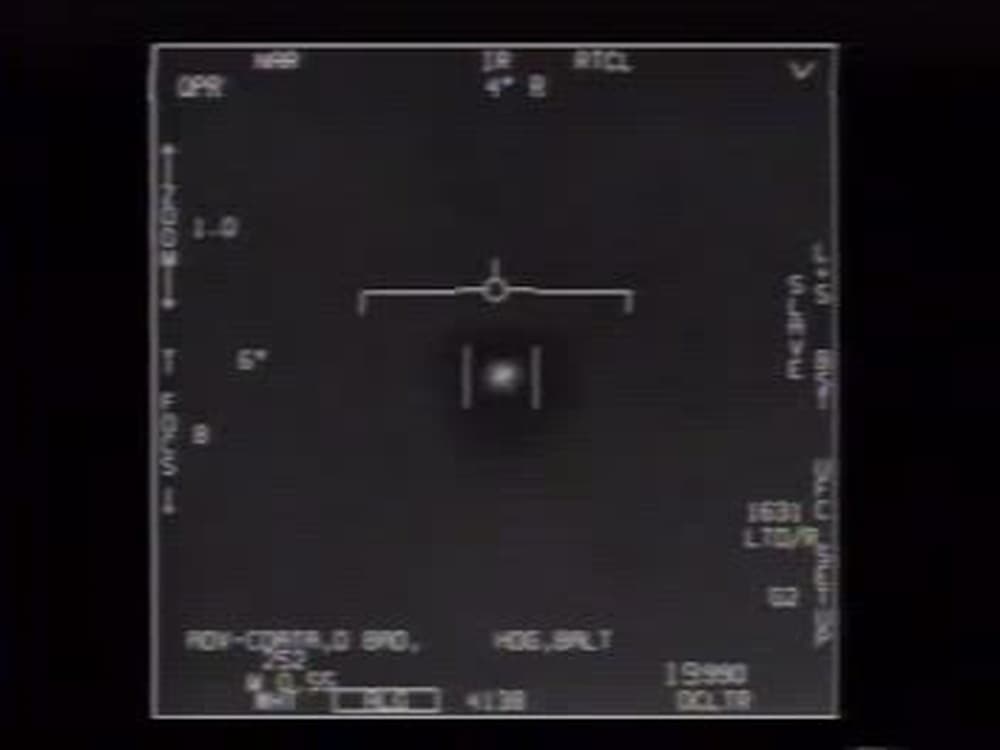 Fotograma del vídeo FLIR1 publicado por el Comando de Sistemas Aéreos Navales