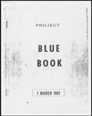 Registro del Libro Azul del Proyecto digitalizado en poder de los Archivos Nacionales de los Estados Unidos