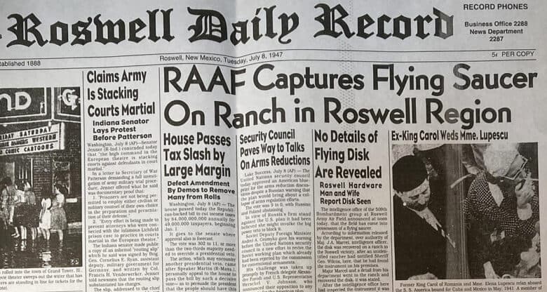 El cierre del Roswell Daily Record pone en riesgo un hito de la era OVNI