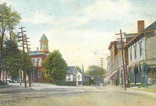 Exeter New Hampshire town hall location context for the Exeter UFO incident